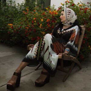 Jamie Okuma - Ivory Feathered Dress - Spring 2021 Collection - Brand new - NWOT